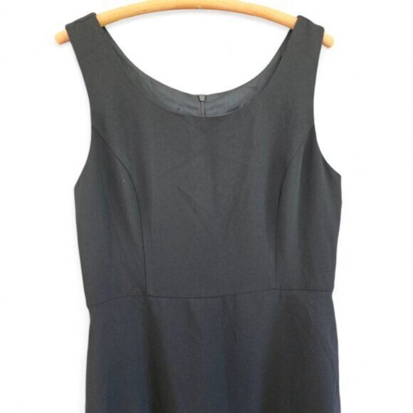 NWT Coldwater Creek Black Sleeveless A-Line Dress Size 14 Womens Classic Fit - Picture 3 of 6